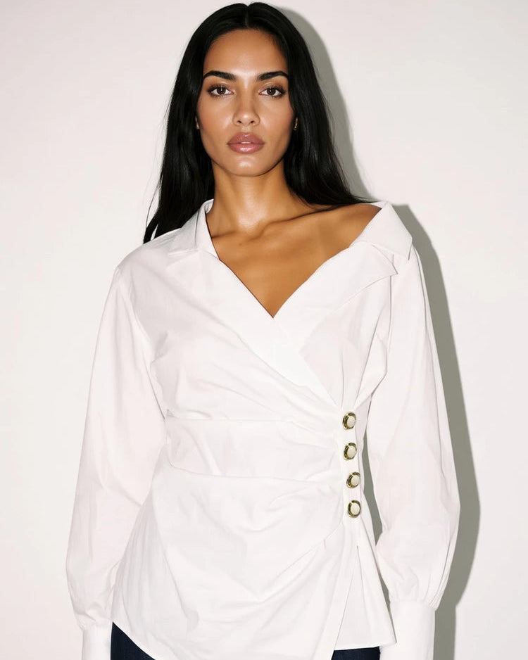 Button Waist Shirt