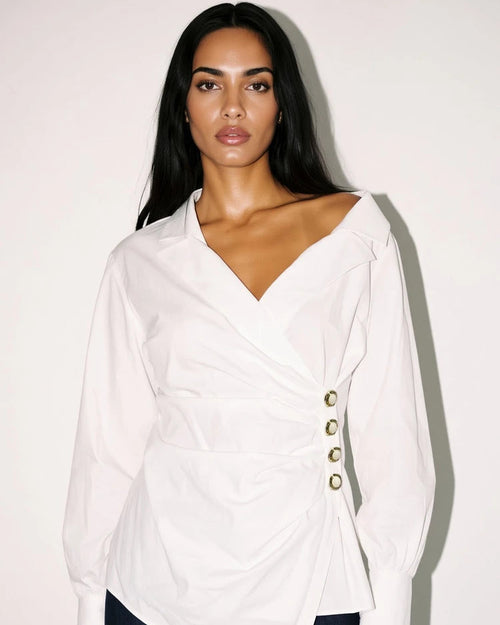 Button Waist Shirt