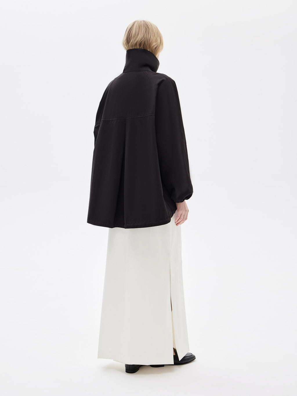 High Collar Trench Jacket