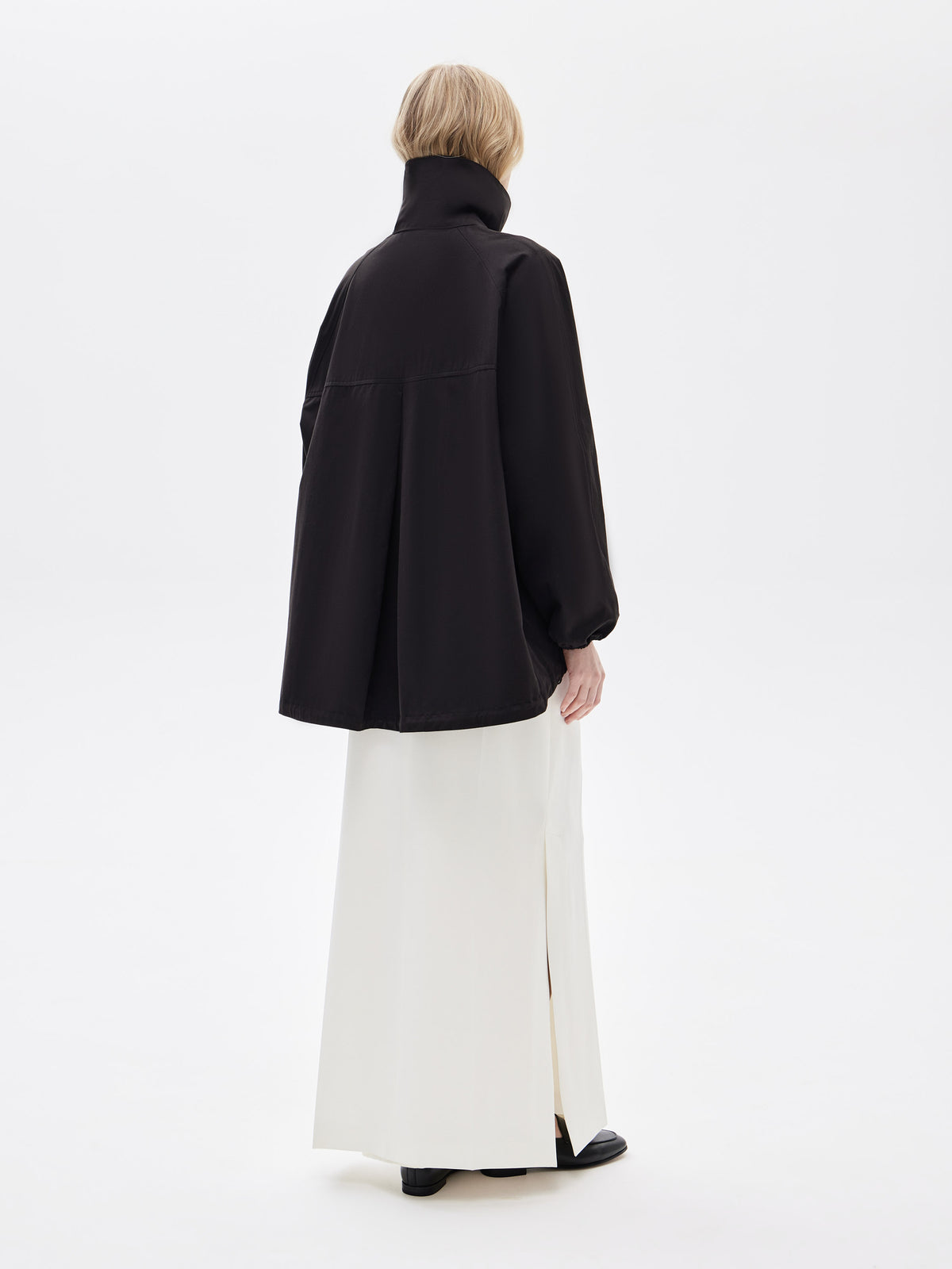 High Collar Trench Jacket