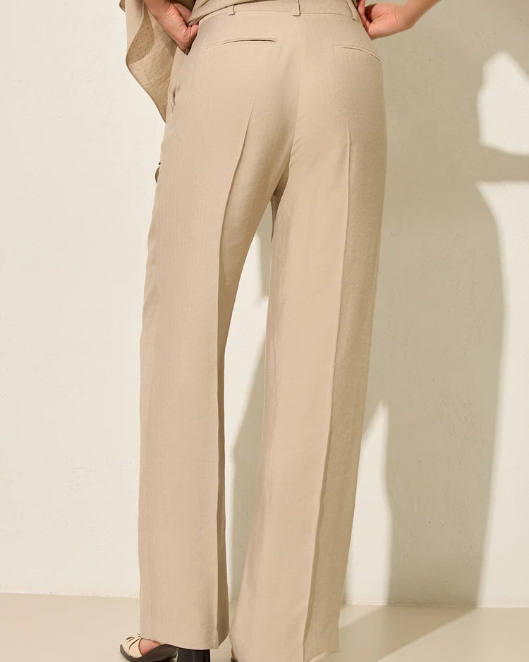 Sand Pleated Bottoms