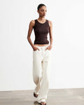 Wide Cream Denim