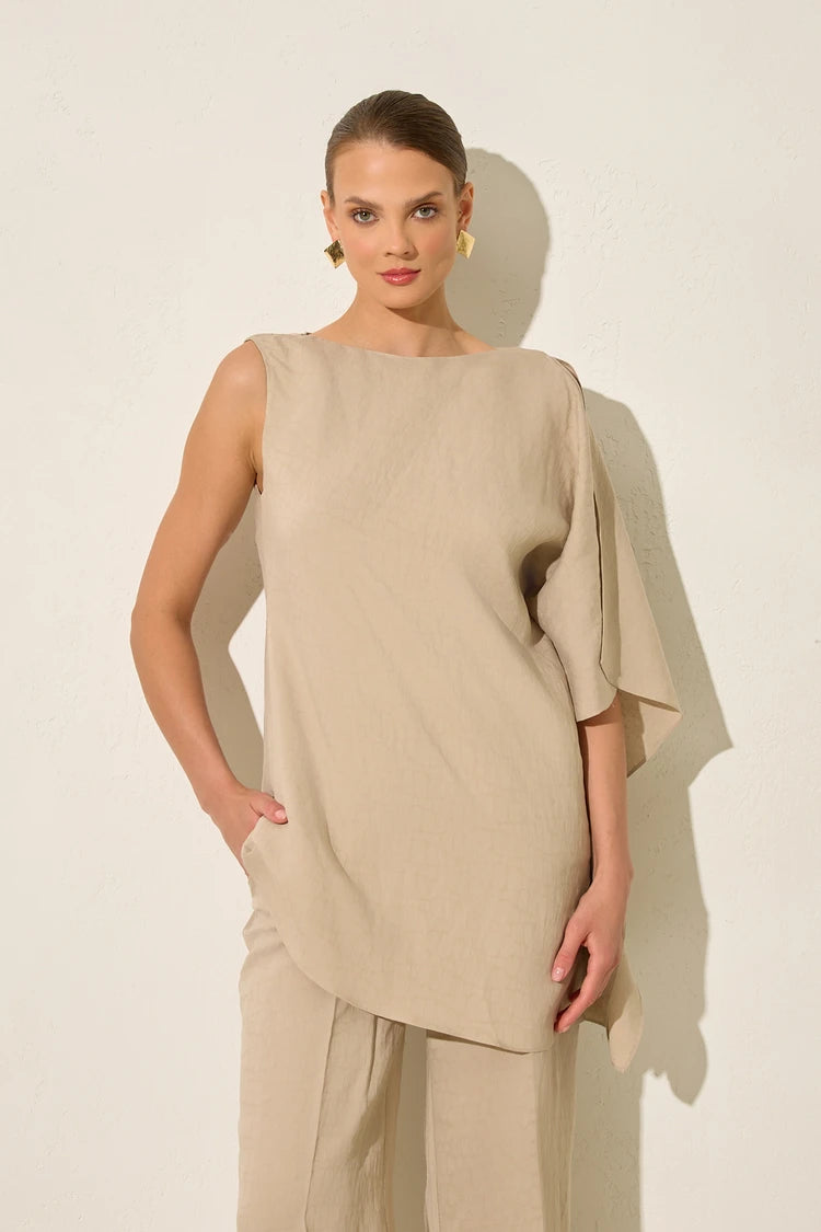 One Shoulder Sand Top