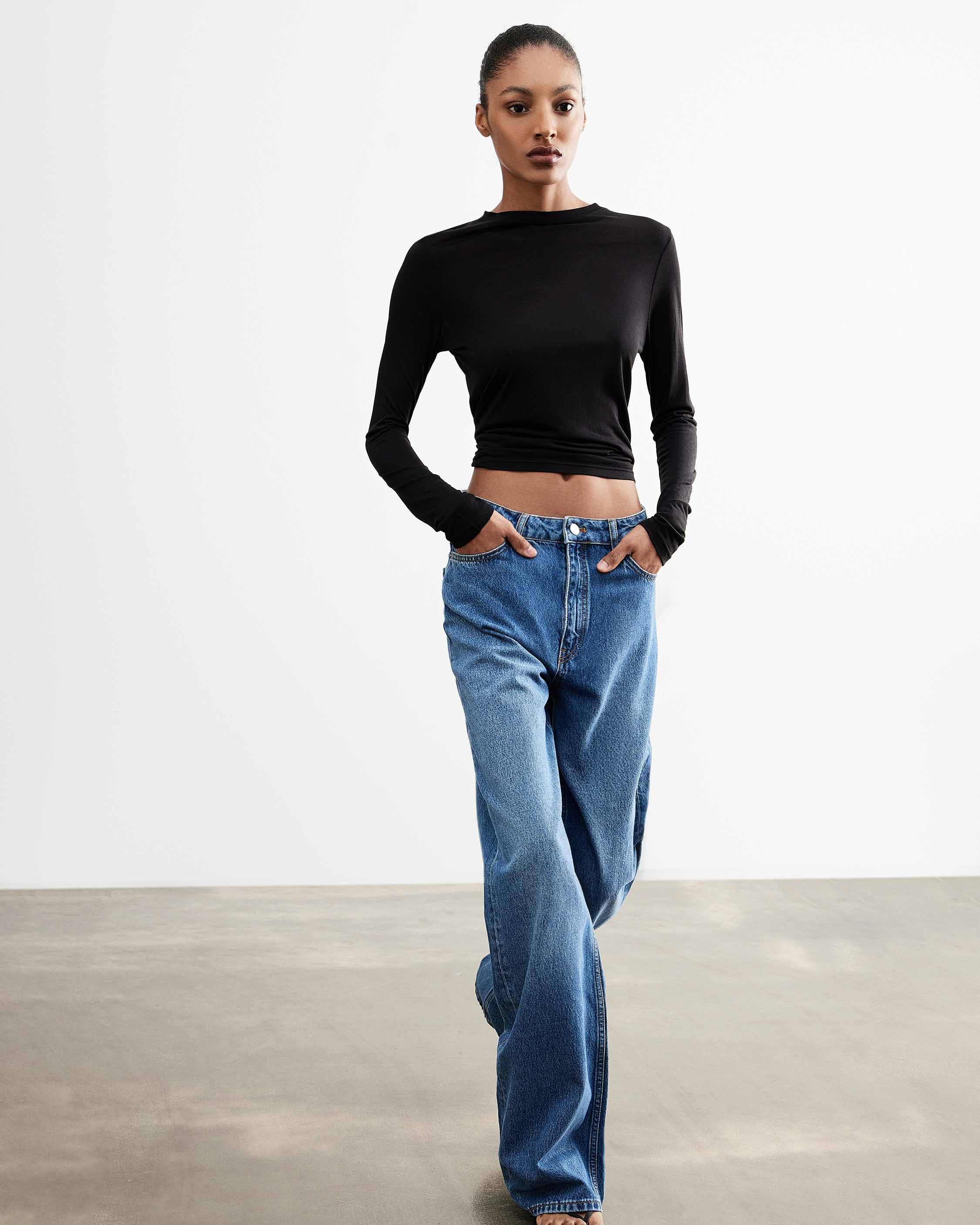 Straight-Leg Denim