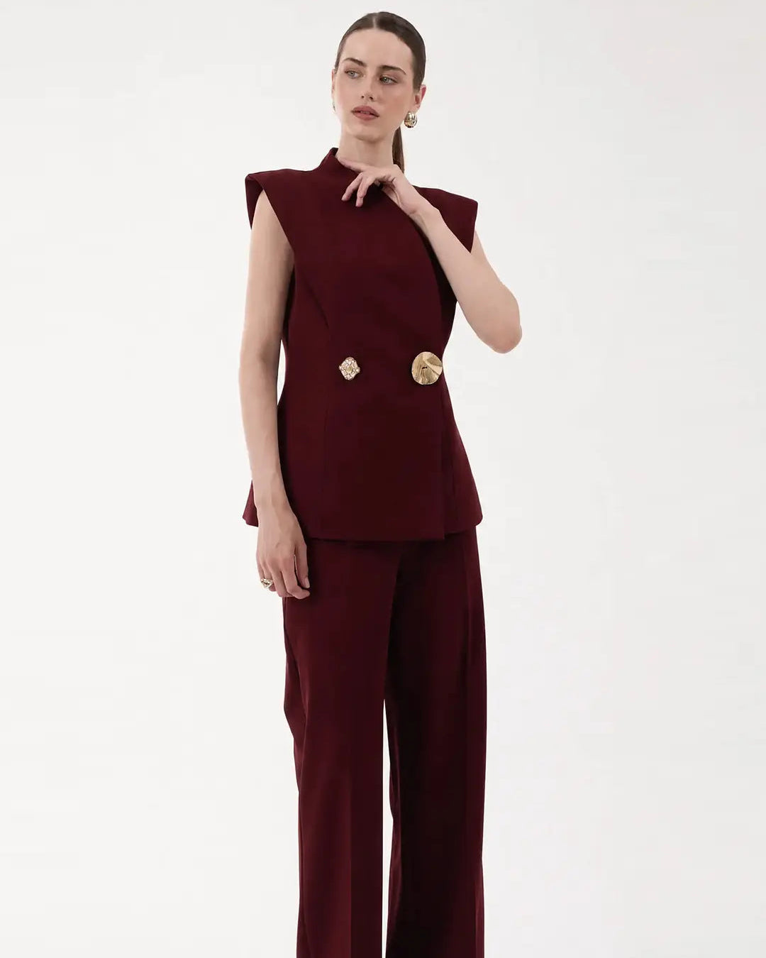 Jewel Brooch Two-Piece