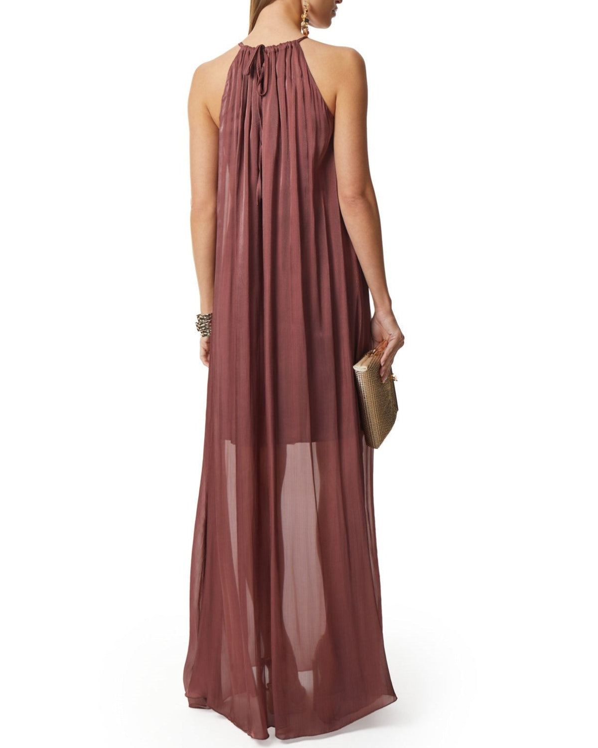 Sheer Halter Dress