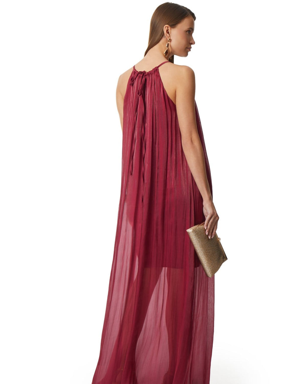 Sheer Halter Dress